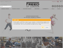 Tablet Screenshot of freedoflondon.com